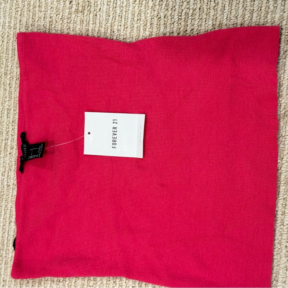 Forever 21 Bold Pink Tube Top